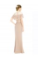 Best Off the Shoulder Sleeves Sheath Chiffon Prom Dress