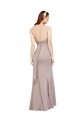 Best Fit and Flare Long Chiffon Prom Dress with Sash and Open Back