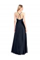 Best Plunging V-Neckline Halter Chiffon Wrap Prom Dress with High Slit