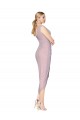 Best Cocktail Length High Low Mermaid Chiffon Wrapped Prom Dress