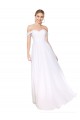 Best Off the Shoulder Long Full Length Chiffon Prom Dress