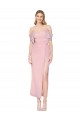 Best Mermaid Cold Shoulder Short Knee Length Chiffon Prom Dress