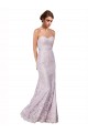 Best Floor Length Fitted Sweetheart Lace Prom Dress