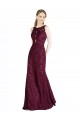 Best Long Lace Prom Dress with Peekaboo Bodice and Keyhole Back