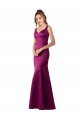 Best Fitted Sexy Open Back Satin Prom Dress with Floral Details