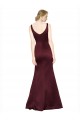 Best Figure Shaping Satin Prom Dress with Structured Pleats