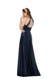 Best Long Satin Prom Dress with Halter Neckline