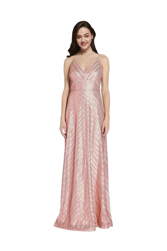 Best High Neck Low Back Sparkling Sequin Prom Dress