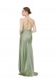 Best Silky Satin Prom Dress with Bias Cut Skirt