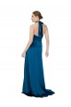 Best Halter Neck Silky Satin Prom Dress