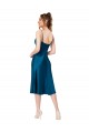 Best Midi Length Silky Satin Cocktail Prom Dress / Homecoming Dress