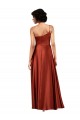 Best Sophisticated One Shoulder Silky Satin Prom Dress with Full Skirt