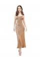 Best Cowl Neck Silky Satin Midi Length Cocktail Prom Dress / Homecoming Dress Low Back