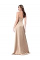 Best Silky Satin Prom Dress with Draped Surplice Bodice