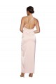 Best One Shoulder Full Length Long Silky Satin Prom Dress with Thigh Split