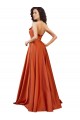 Best Strapless Sweep Train Silky Satin Prom Dress with Pleats