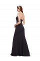 Best Strapless Bodycon Long Crepe Prom Dress with High Slit