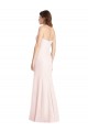 Best Strapless Crepe Trumpet Prom Dress with Front Slit