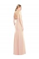 Best V-Spaghetti Strap Open Back Bateau Neck Trumpet Prom Dress
