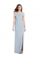 Best Cuffed Off the Shoulder Long Trumpet Prom Dress
