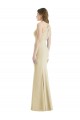 Best Criss Cross Twist Cutout Back Trumpet Prom Dress