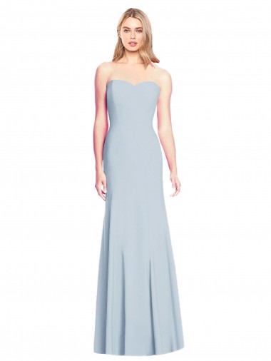 Best Sweetheart Strapless Flared Skirt Maxi Prom Dress