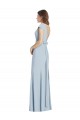 Best Bateau Neck Cap Sleeves Open Back Trumpet Prom Dress