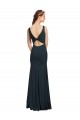Best Sleeveless Bateau Neckline Crepe Prom Dress with Twist Back