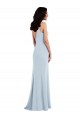 Best V Back Spaghetti Strap Maxi Prom Dress with Pockets