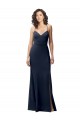 Best Sweetheart Fit and Flare Stretch Crepe Prom Dress with Side Slit and Strappy Back