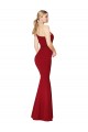 Best One Shoulder Long High Neck Sleeveless Mermaid Crepe Prom Dress