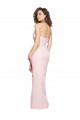 Best Strapless Long Full Length Ruffles Low Back Crepe Prom Dress