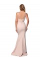 Best Full Length Sweetheart Crepe Prom Dress with Tulle Overlay