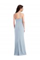 Best Flattering Trumpet Maxi Crepe Prom Dress with Front Slit