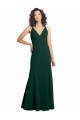 Best Form Fitting Stretch Crepe A-Line Prom Dress