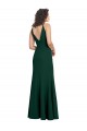 Best Form Fitting Stretch Crepe A-Line Prom Dress