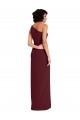 Best Sleek One Shoulder Long Crepe Prom Dress with Daring Slit