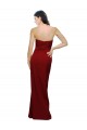Best Straight Pencil Skirt Long Sweetheart Crepe Prom Dress with High Side Split