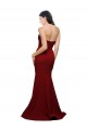Best Long Full Length Sweetheart Slim Crepe Prom Dress with Strapless Bodice