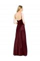 Best Sleek Spaghetti Straps V-Neck Stretch Satin Prom Dress with Center Front Slit