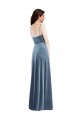 Best Velvet Wrap Maxi Prom Dress with Pockets