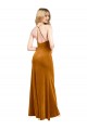 Best Halter Neckline Long Full Length Velvet Prom Dress with Strappy Back