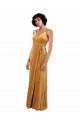 Best Romantic Velvet Floor Length Prom Dress with Wrap Detail