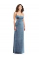 Best Spaghetti Strap Long Full Length Velvet Maxi Prom Dress