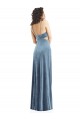 Best Spaghetti Strap Long Full Length Velvet Maxi Prom Dress