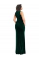 Best Square Neck Long Velvet Maxi Prom Dress