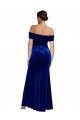 Best Full Length Long Velvet Prom Dress with Side Split